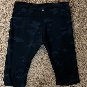Blue Camo Lululemon leggings